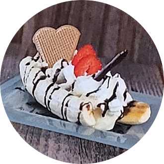 Banana Split Erdbeere